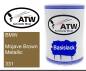 Preview: BMW, Mojave Brown Metallic, 331: 500ml Lackdose, von ATW Autoteile West.